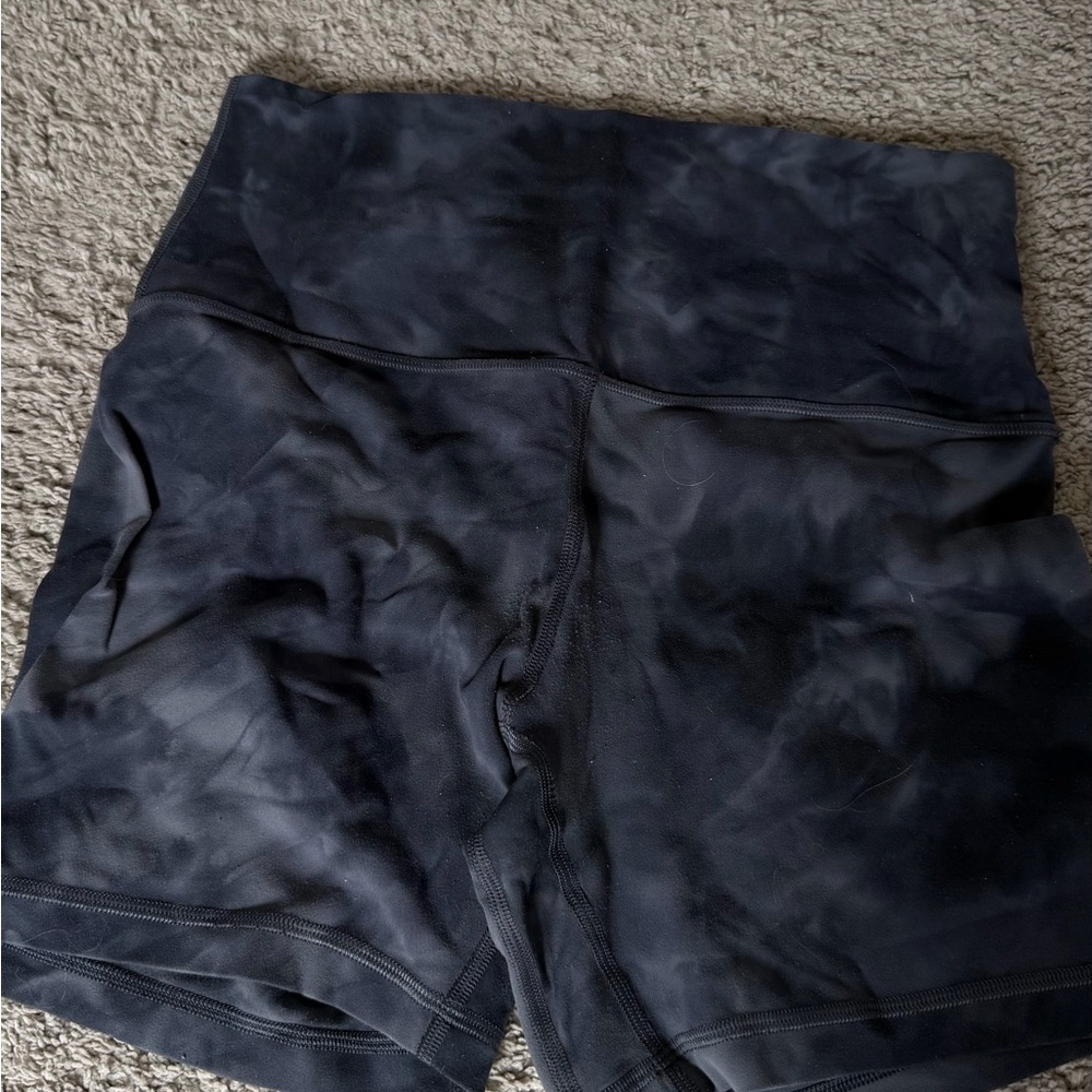Womens lululemon tie dye align shorts